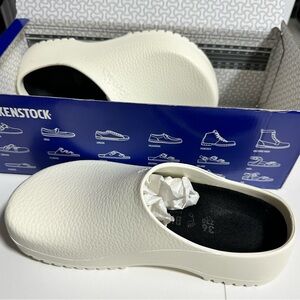 Birkenstock White Clogs